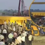 फरीदाबाद: जेवर एक्सप्रेसवे निर्माण स्थल पर पलटी क्रेन, कई मजदूरों के दबे होने की आशंका